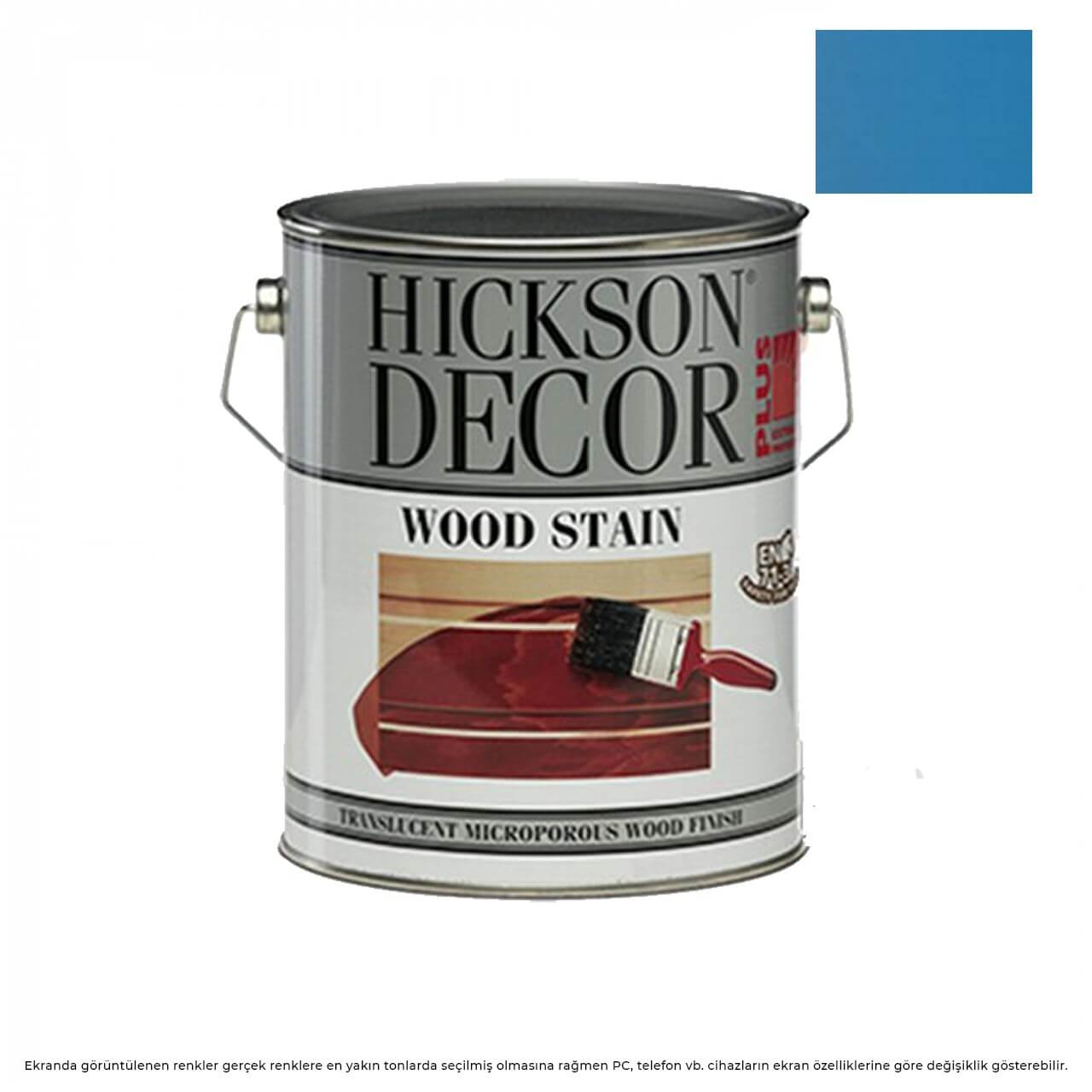 Hickson Decor Ultra Solventli Vernik 2,5 L. Deepskyblue-Solvent Bazlı Boyalar-FLZ00828