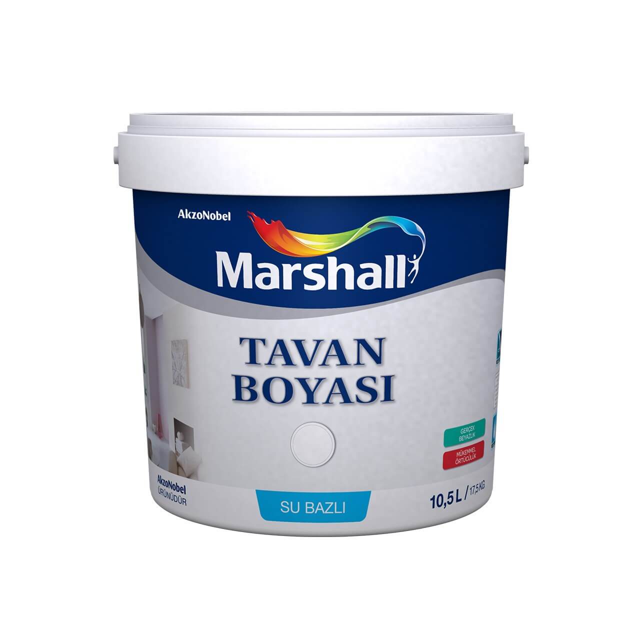 Marshall Tavan 10,5 Lt. 17.5 Kg-İç Cephe Boyaları-FLZ01656