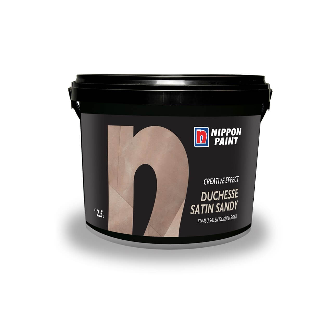 Nippon Paint Duchesse Satın Sandy Kumlu Dekoratif İç Cephe Boyası 2.5 LT-Dekoratif Boyalar-FLZ00917