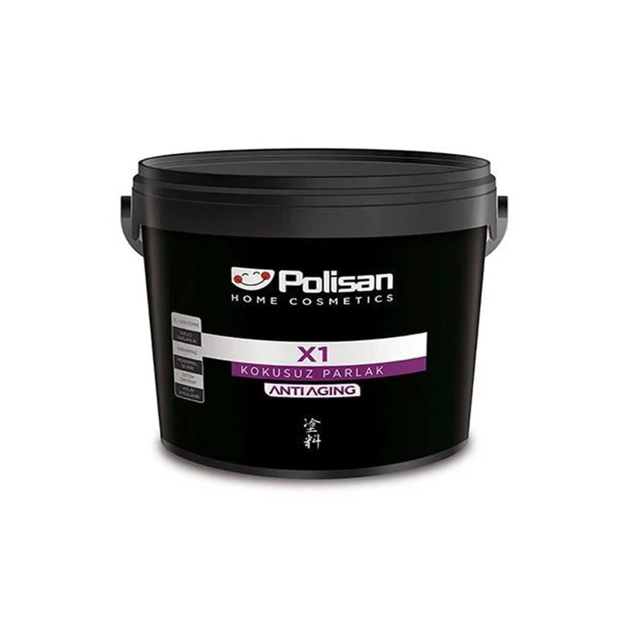 Polisan X1 Anti Aging Kokusuz Parlak 2.5 Lt-Panel Kapı Boyası-FLZ01742