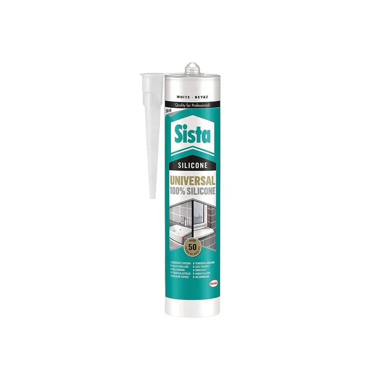 Sista Beyaz Silikon 280 ML-Silikonlar-FLZ03140