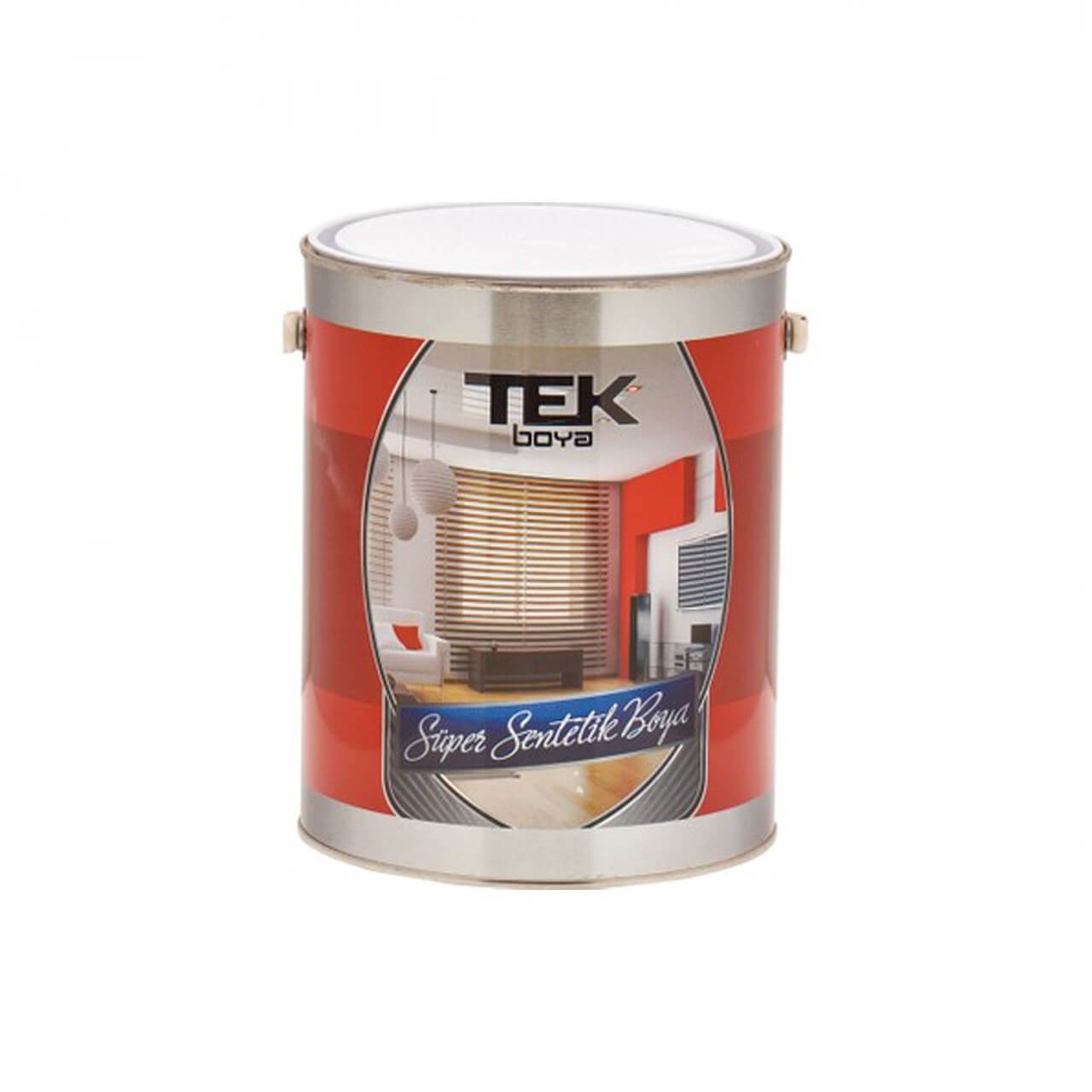 Tek Mat Sentetik Boya 3 KG. Beyaz-Yağlı Boyalar-FLZ01416