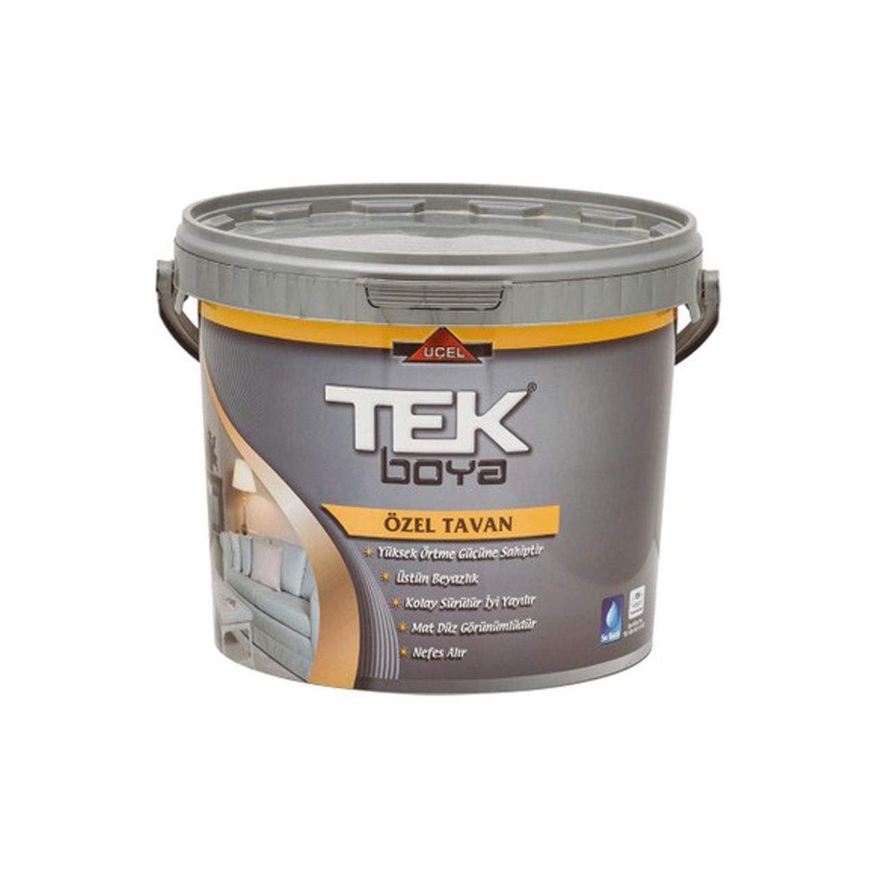 Tek Tavan Boyası 10 Kg Beyaz-İç Cephe Boyaları-FLZ01253