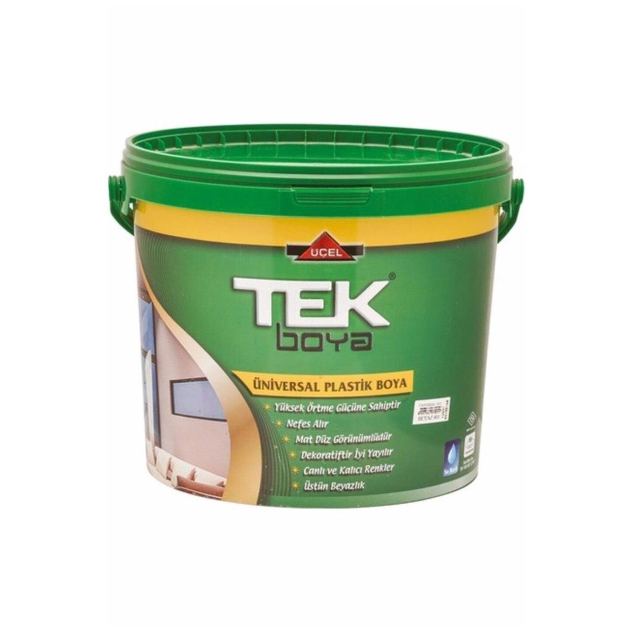 Tek Üniversal Plastik İç Cephe Boyası 7.5 Lt. Beyaz-İç Cephe Boyaları-FLZ01250