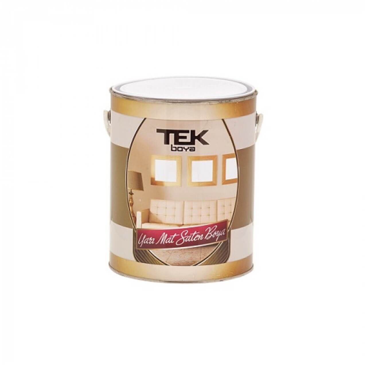 Tek Yarı Mat Saten Boya İç Cephe Boyası  0.75 LT.-İç Cephe Boyaları-FLZ01311