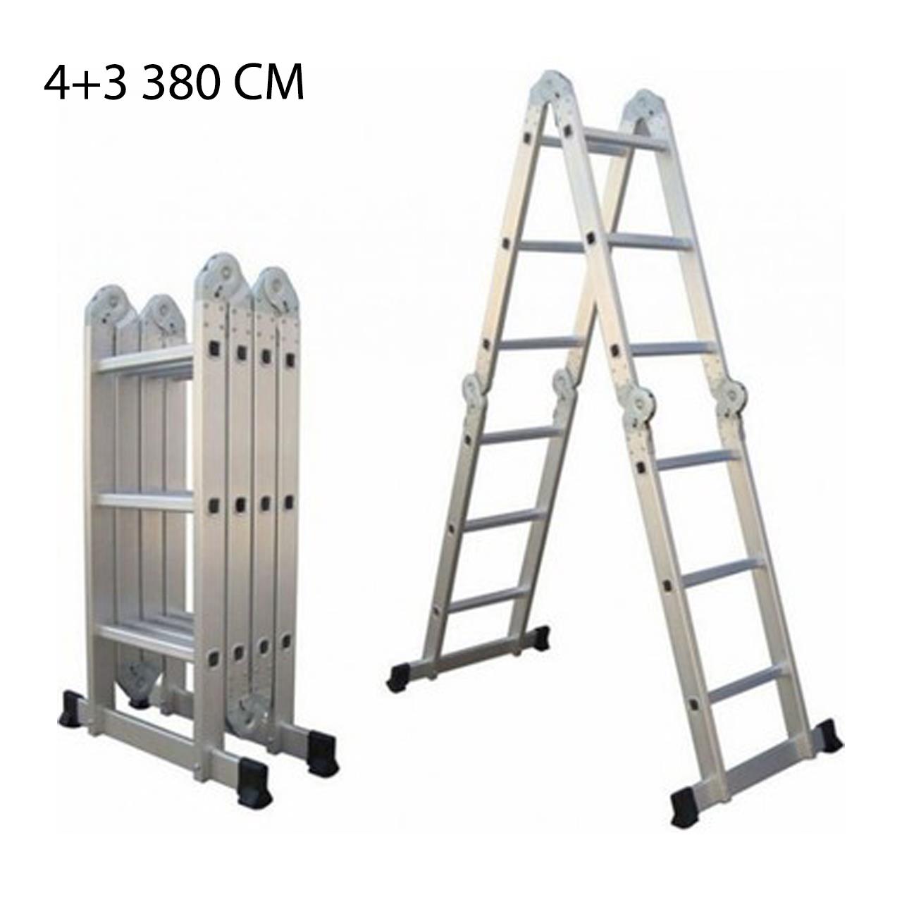 Akrobat Merdiven 4+3 380 CM