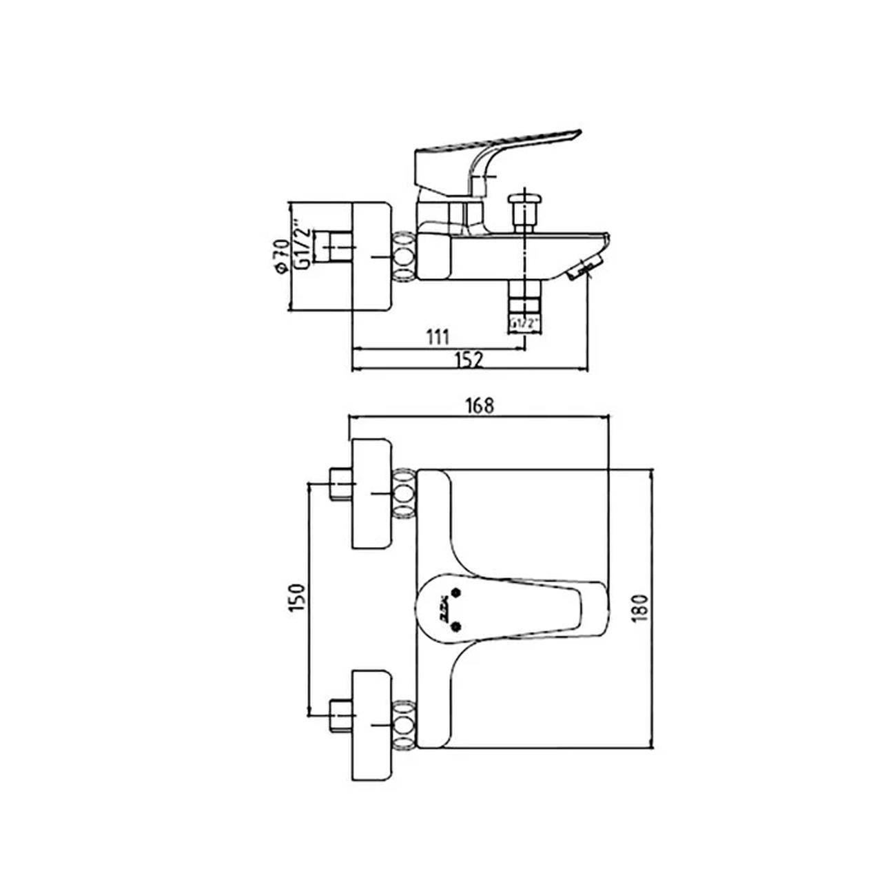 ECA Niobe Banyo Bataryasi Krom 102102482