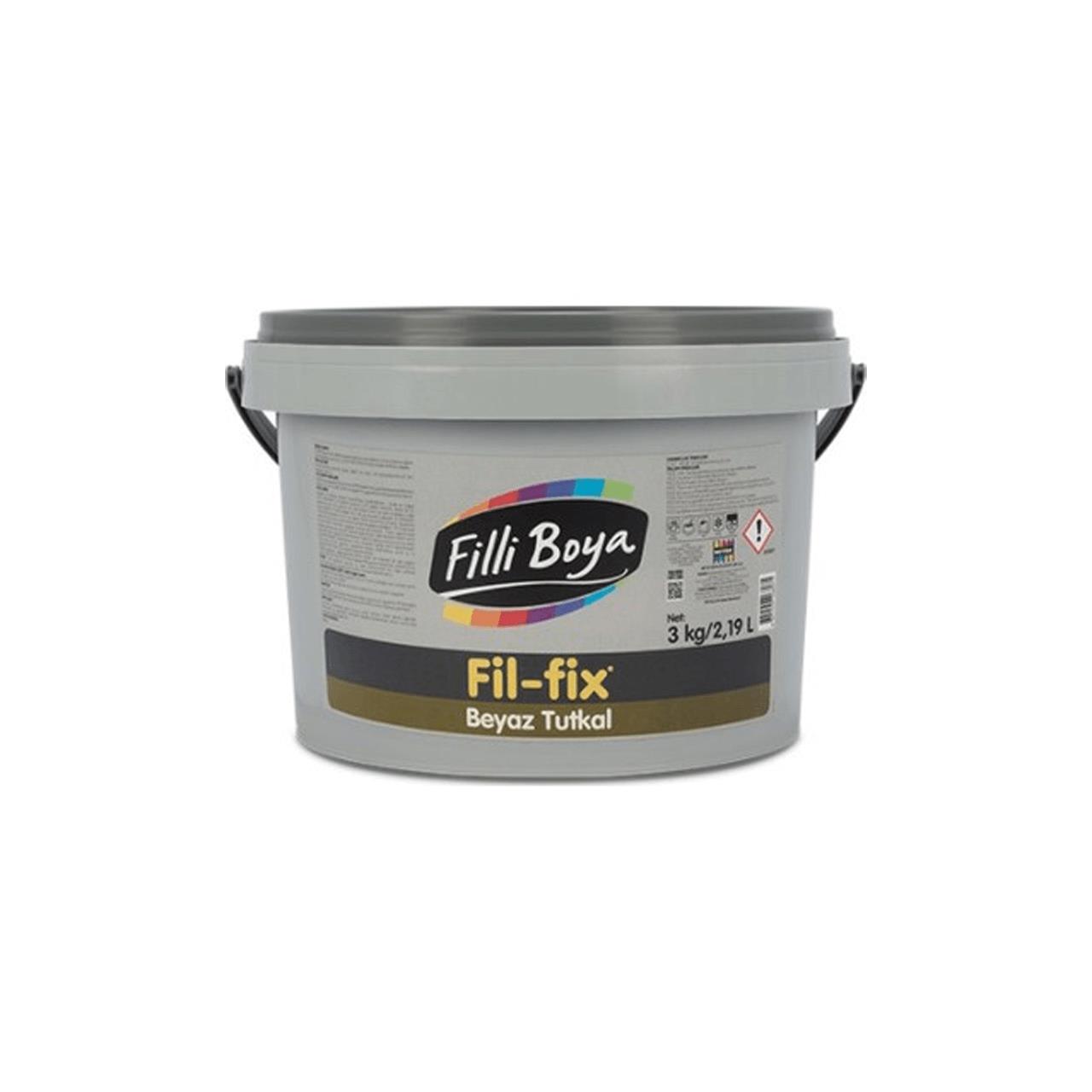 Filli Boya Fil-Fix Beyaz Tutkal  3 KG.-Tutkal ve Yapıştırıcılar-FLZ00593