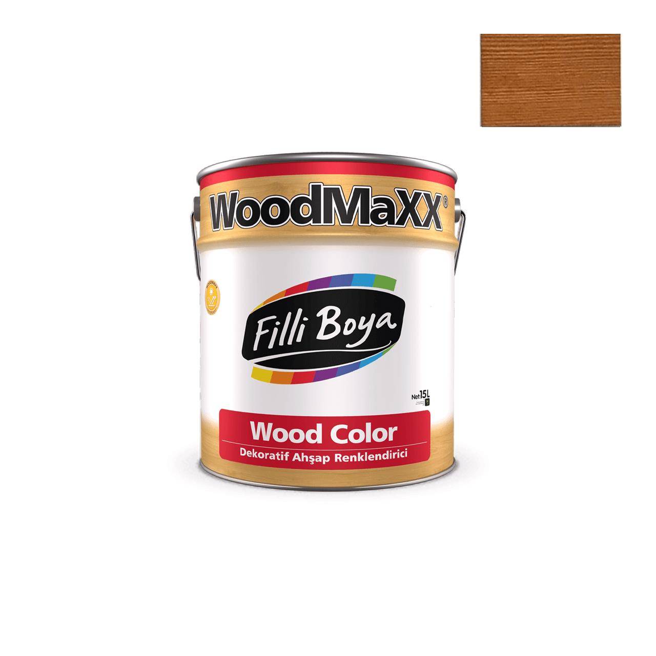 Filli Boya Wood Color Ahşap Koruyucu 2.5 LT Açık Meşe-Ahşap ve Mobilya Boyaları-FLZ00341