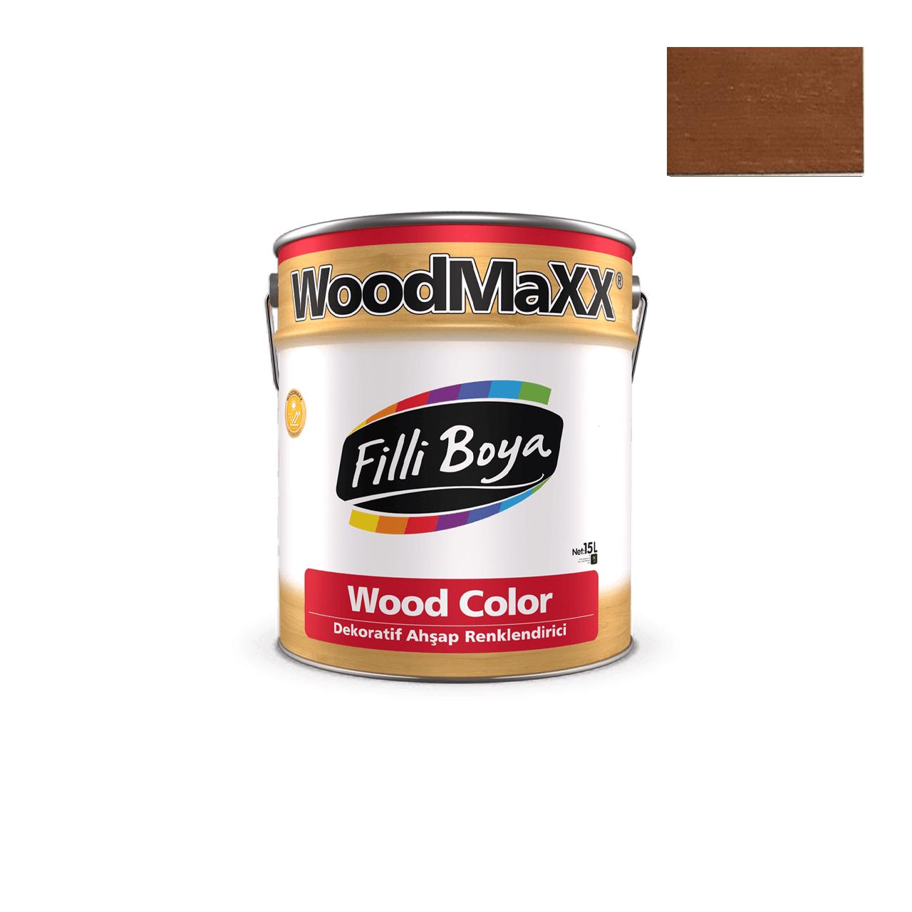 Filli Boya Wood Color Ahşap Koruyucu 2.5 LT Koyu Meşe -Ahşap ve Mobilya Boyaları-FLZ00347