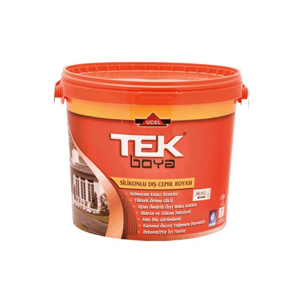 Tek Silikonlu Dış Cephe Boyası Beyaz 2.5 LT.-Dış Cephe Boyaları-FLZ01257