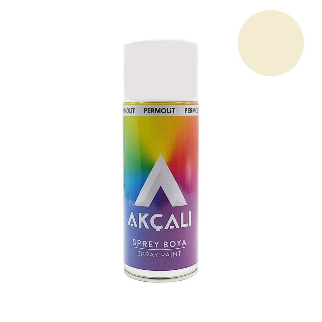 Akçalı Sprey Boya 400ML İnci Beyaz-Sprey Boyalar-FLZ03235