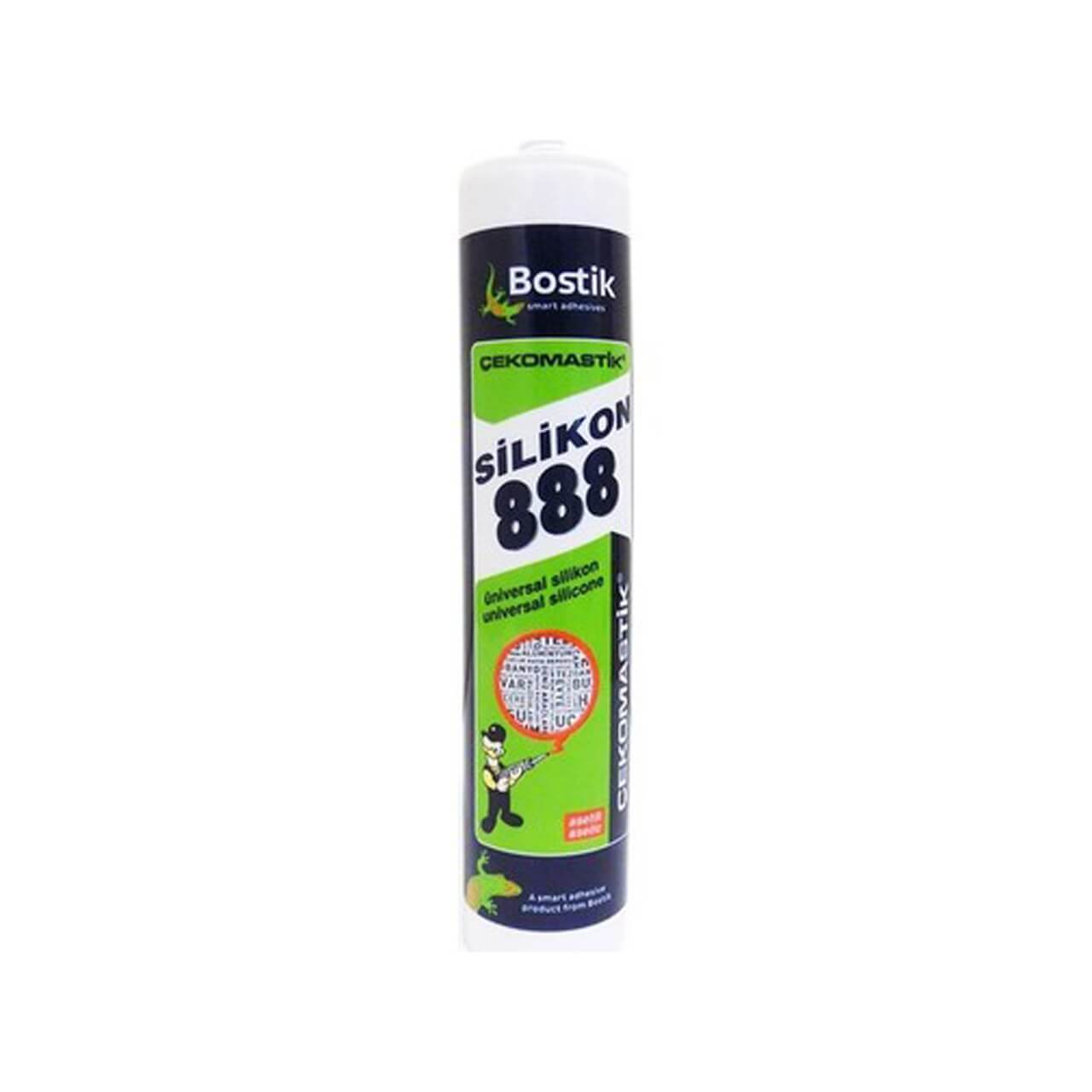 Bostik Çeko 888 Şeffaf Silikon 280ML-Silikonlar-FLZ03173
