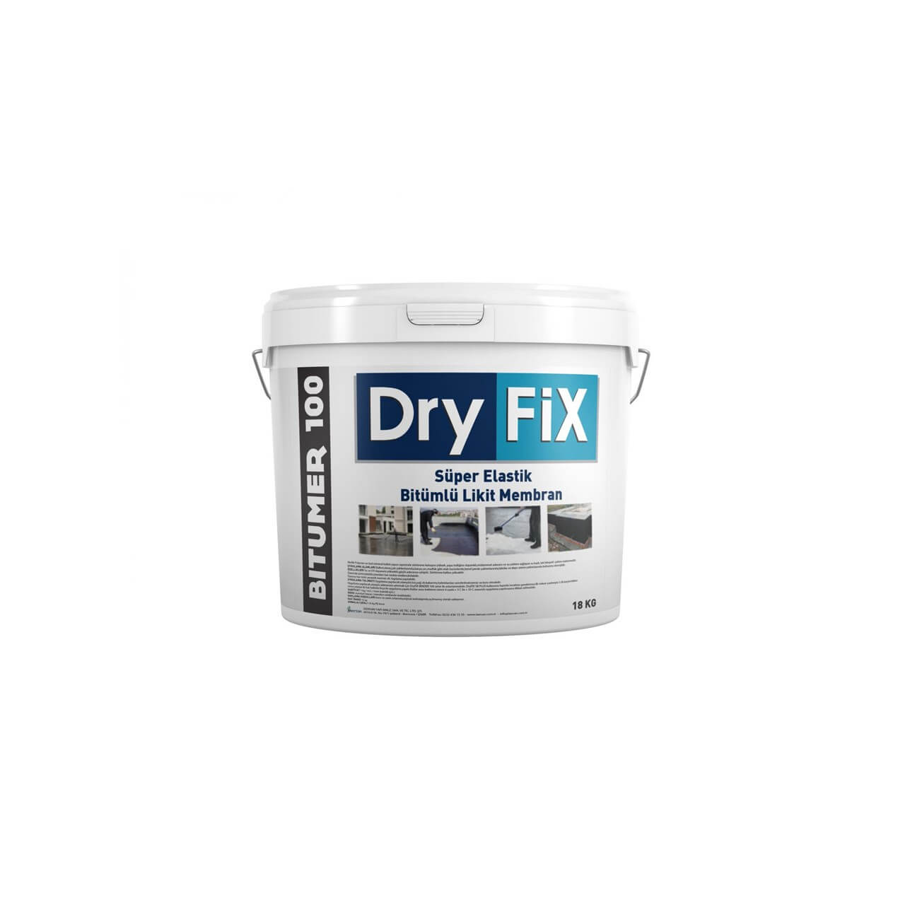 Dryfix Bitümer 100 18 Kg-Sıvı Yalıtım Malzemeleri-FLZ07531