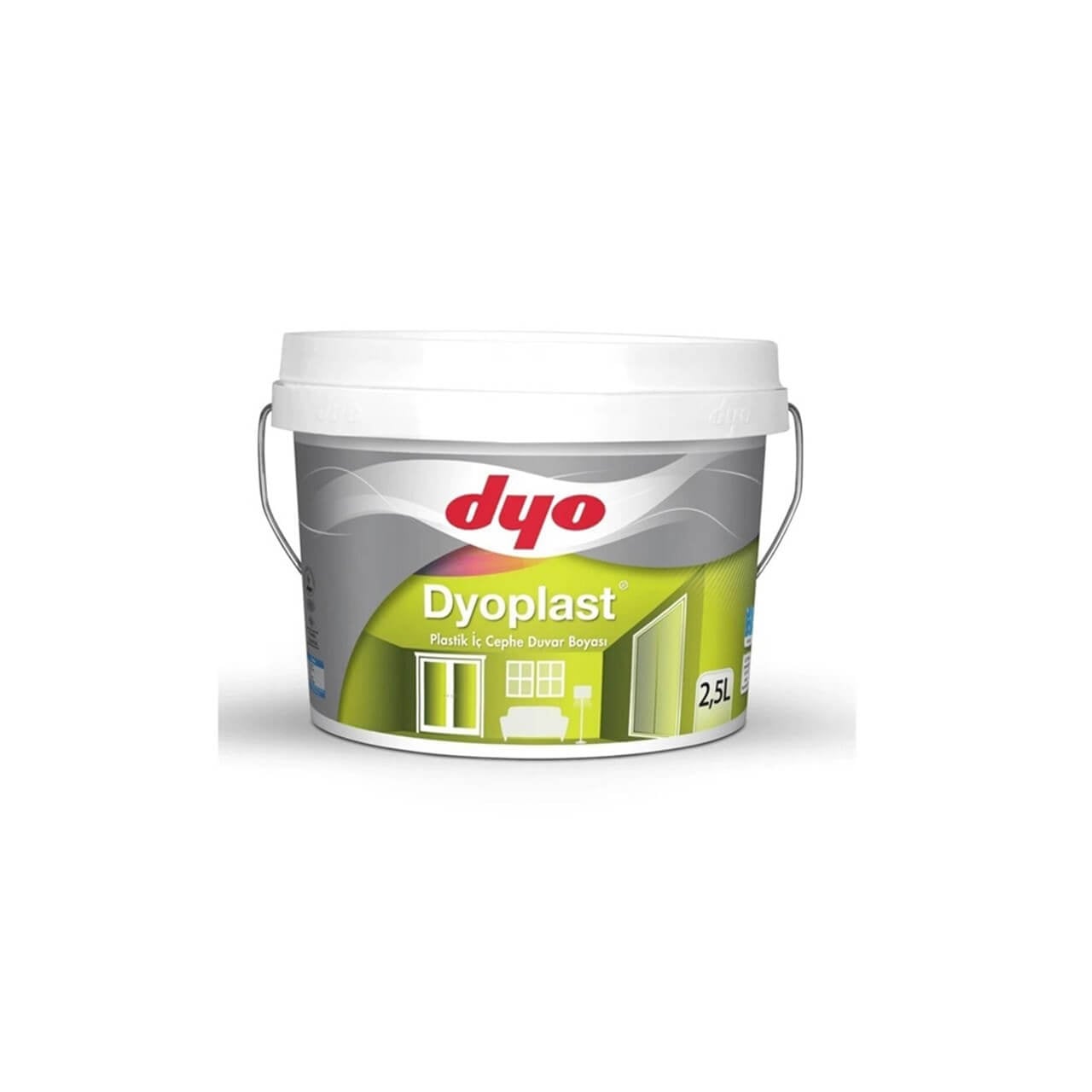 DYO Dyoplast Plastik Boya 2.5 Lt-İç Cephe Boyaları-FLZ01758
