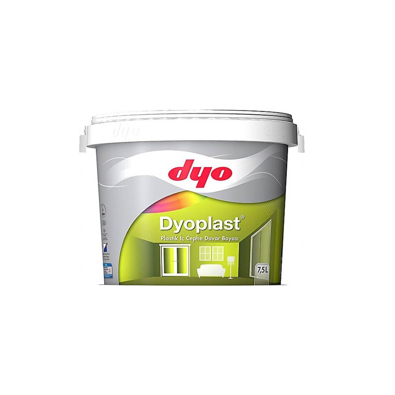 DYO Dyoplast Plastik Boya 7.5 Lt-İç Cephe Boyaları-FLZ01757