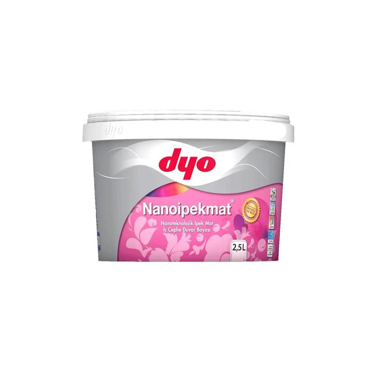 DYO Nanoipekmat 2.5 Lt-İç Cephe Boyaları-FLZ01752