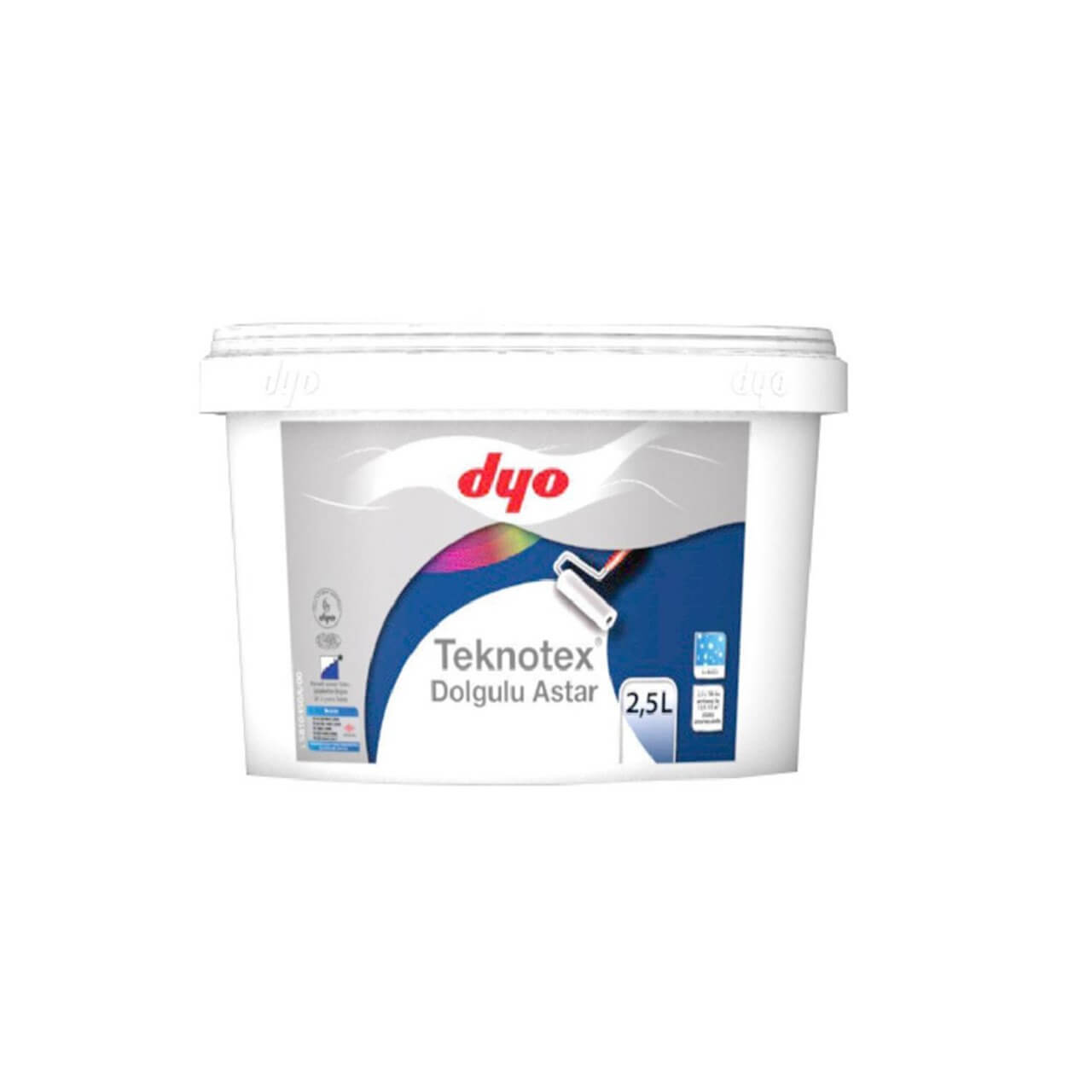 DYO Teknotex Dolgu Dış Cephe Astarı 2.5 L-Dış Cephe Astarları-FLZ01780