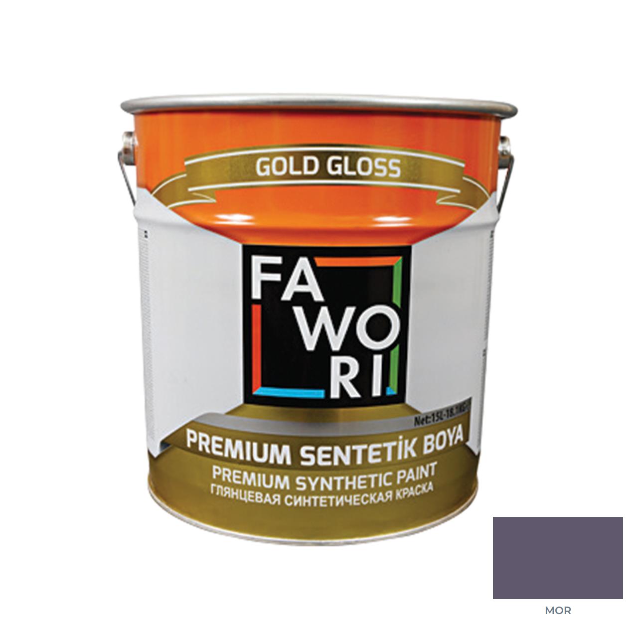Fawori Premium Sentetik Boya 15 Kg Mor-Fawori Sentetik Boyalar-FLZ01019