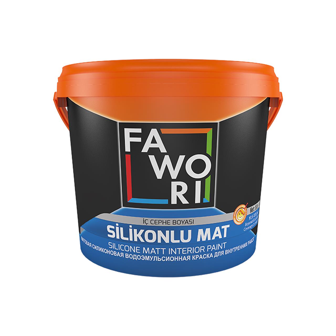 Fawori Silikonlu Mat İç Cephe Boyası Beyaz 20 Kg-Fawori İç Cephe Boyaları-FLZ11155