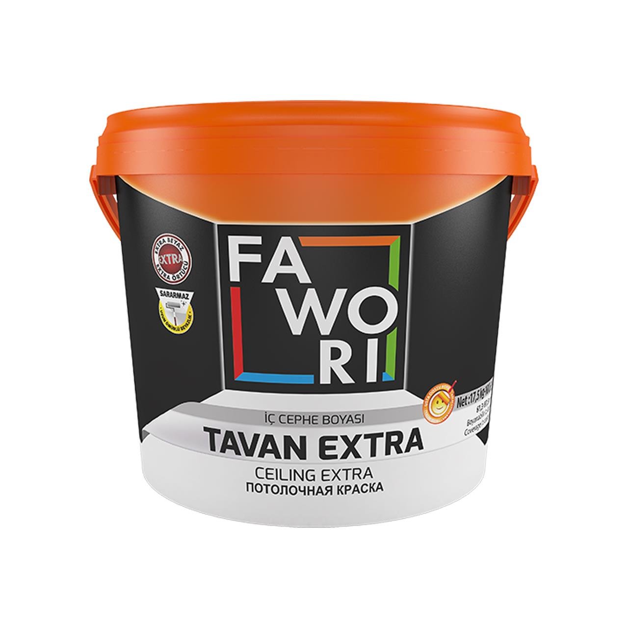 Fawori Tavan Ekstra 17.5 Kg Beyaz-Tavan Boyaları-FLZ00995