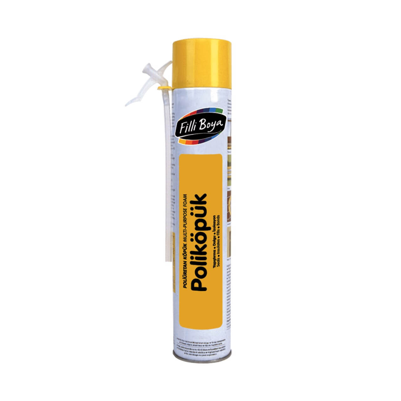 Filli Boya Poli Dolgu Köpüğü 600 ml-Su Yalıtım Malzemeleri-FLZ00772