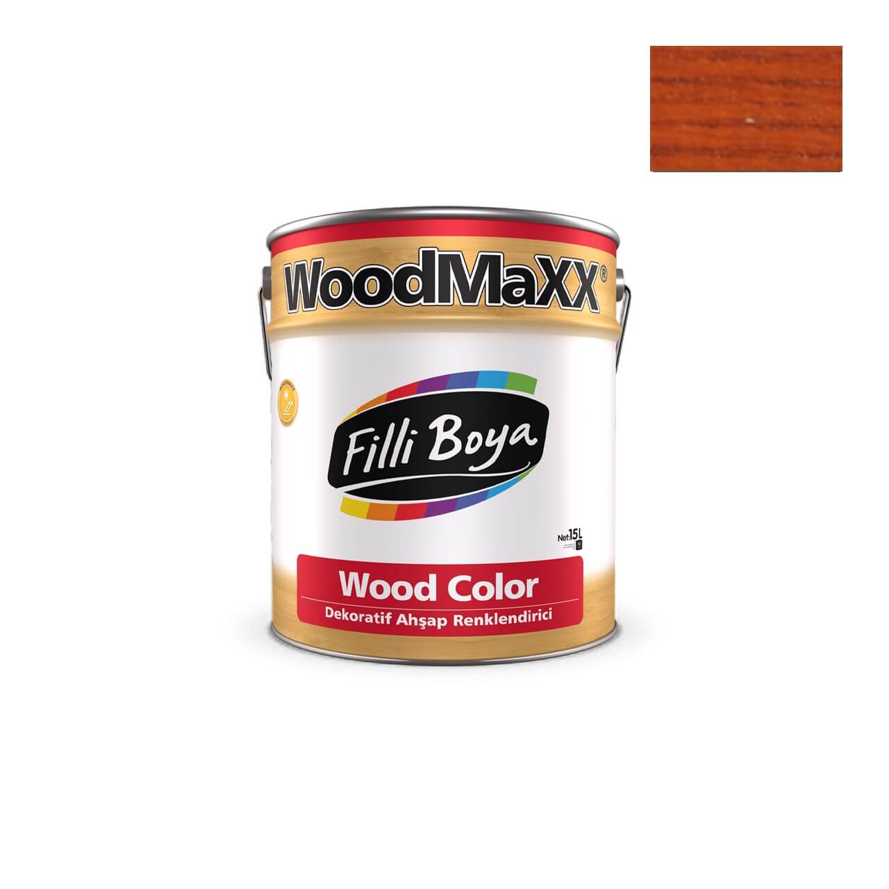 Filli Boya Wood Color Ahşap Koruyucu 0.75 LT Yeni Kiraz-Ahşap ve Mobilya Boyaları-FLZ00378
