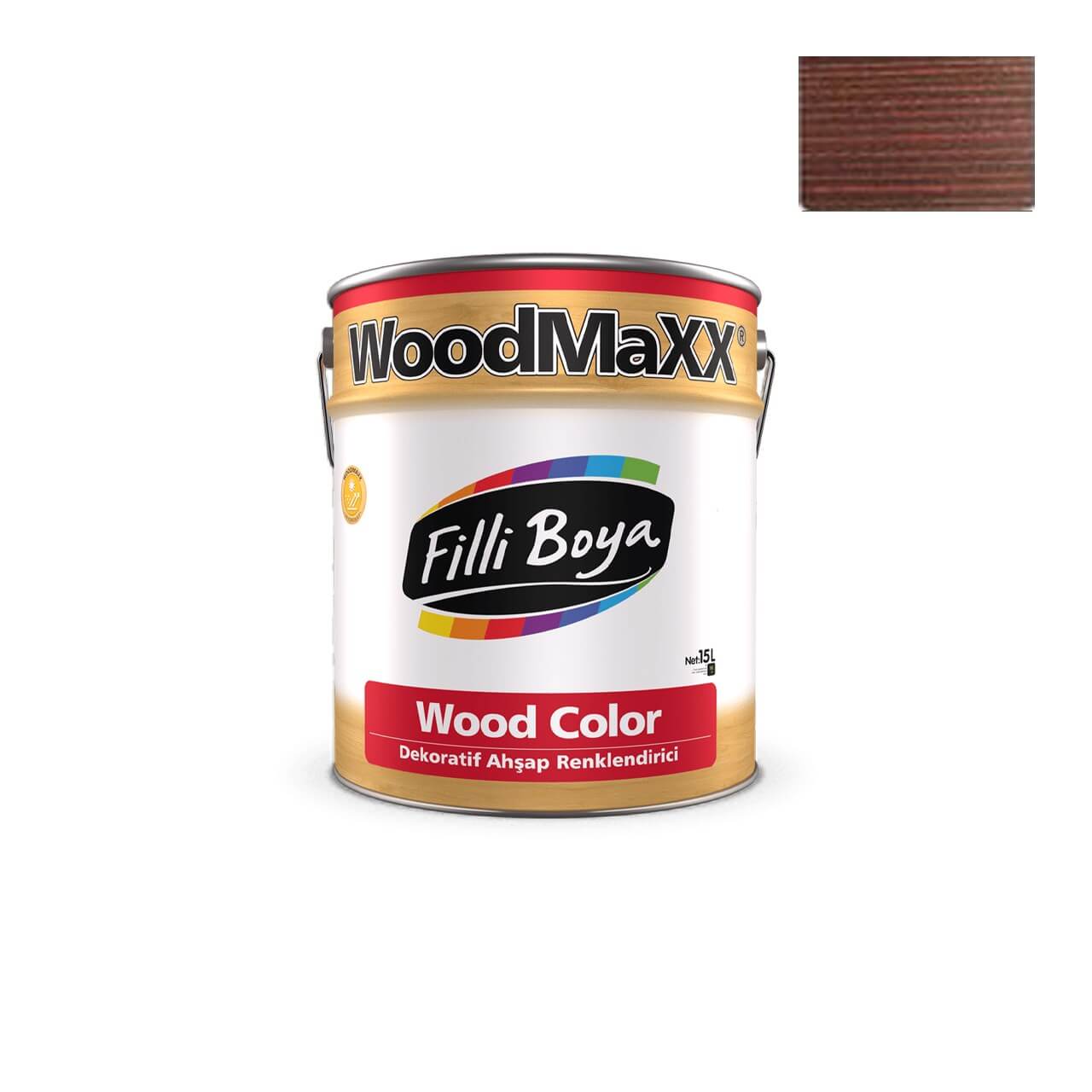 Filli Boya Wood Color Ahşap Koruyucu 0.75 LT Fındık-Ahşap ve Mobilya Boyaları-FLZ00381