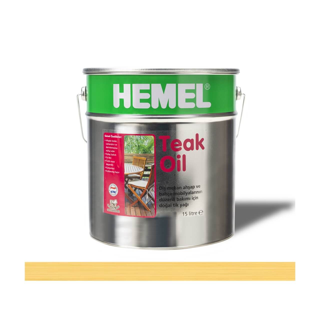 Hickson Deck Teak Oil Tik Yağı 1L.-Ahşap ve Mobilya Boyaları-FLZ00862