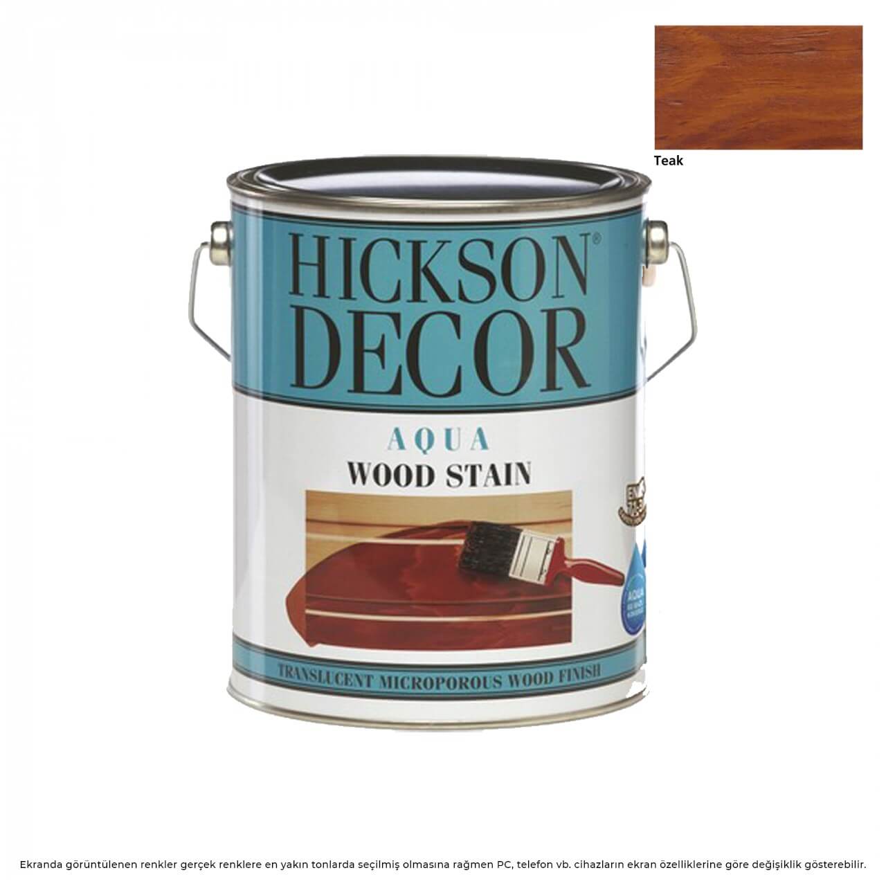 Hickson Decor Ultra Aqua Vernik 5 L Teak-Su Bazlı Boyalar-FLZ00837