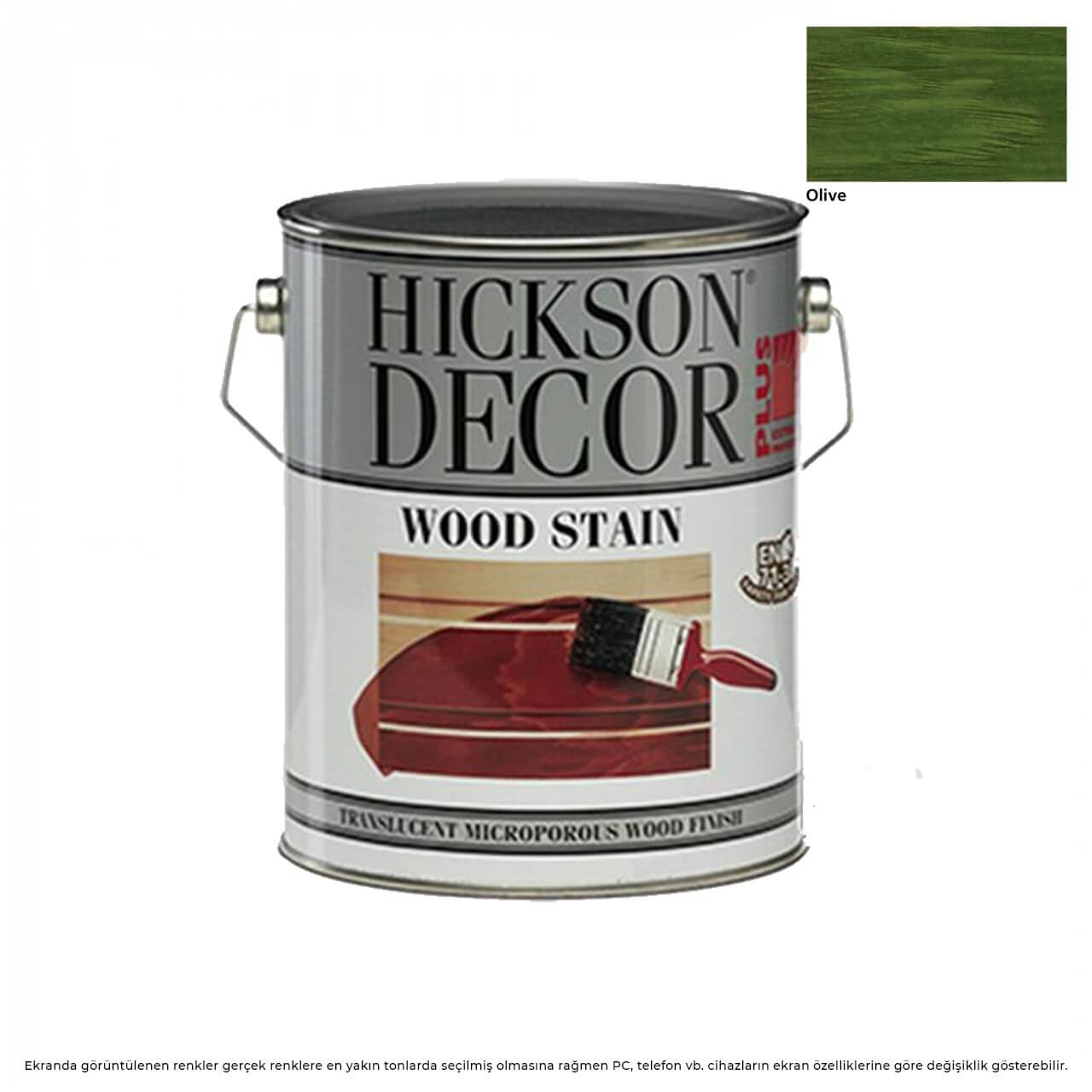 Hickson Decor Ultra Solventli Vernik 1 L. Olive-Solvent Bazlı Boyalar-FLZ00820