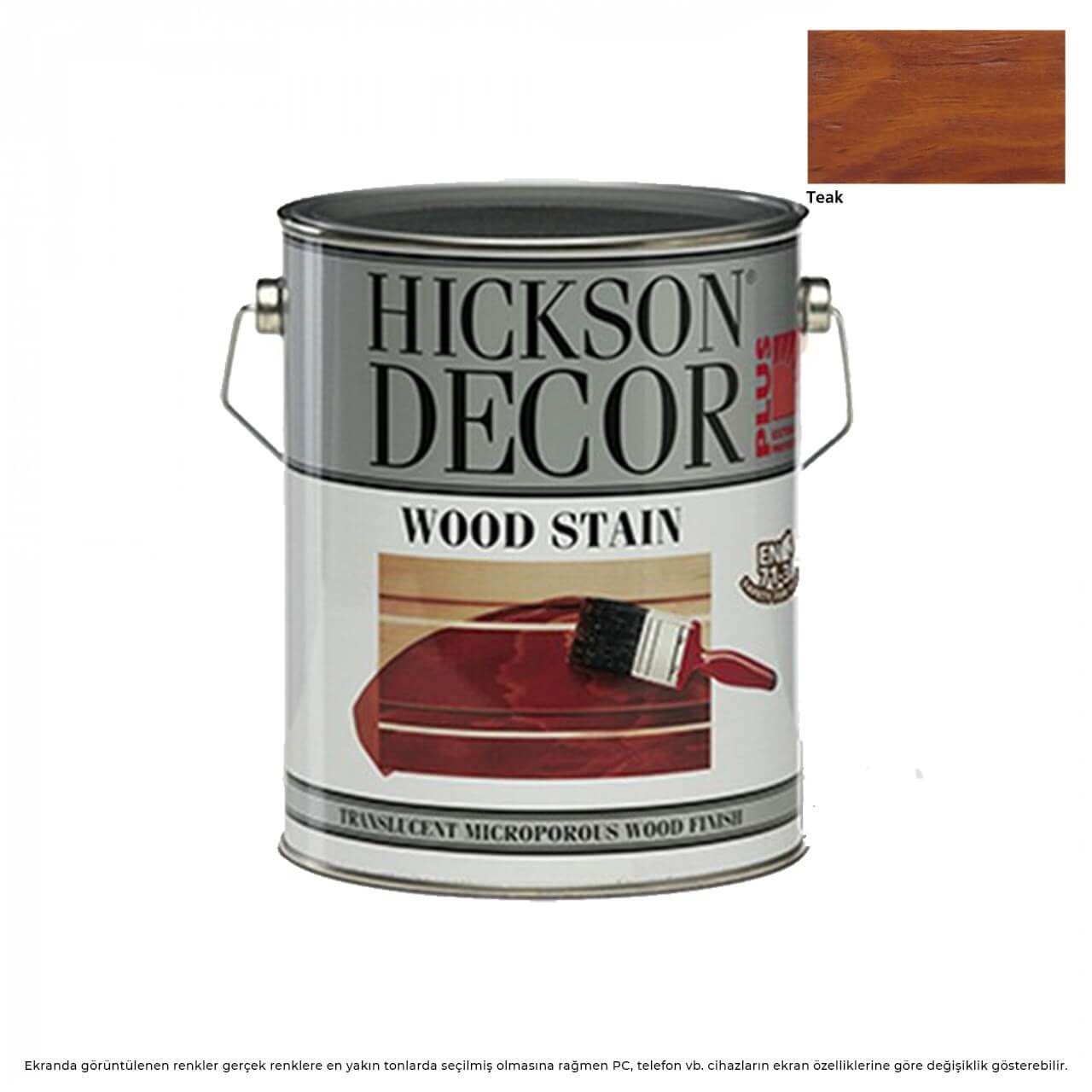 Hickson Decor Ultra Solventli Vernik 5L. Teak-Solvent Bazlı Boyalar-FLZ00791