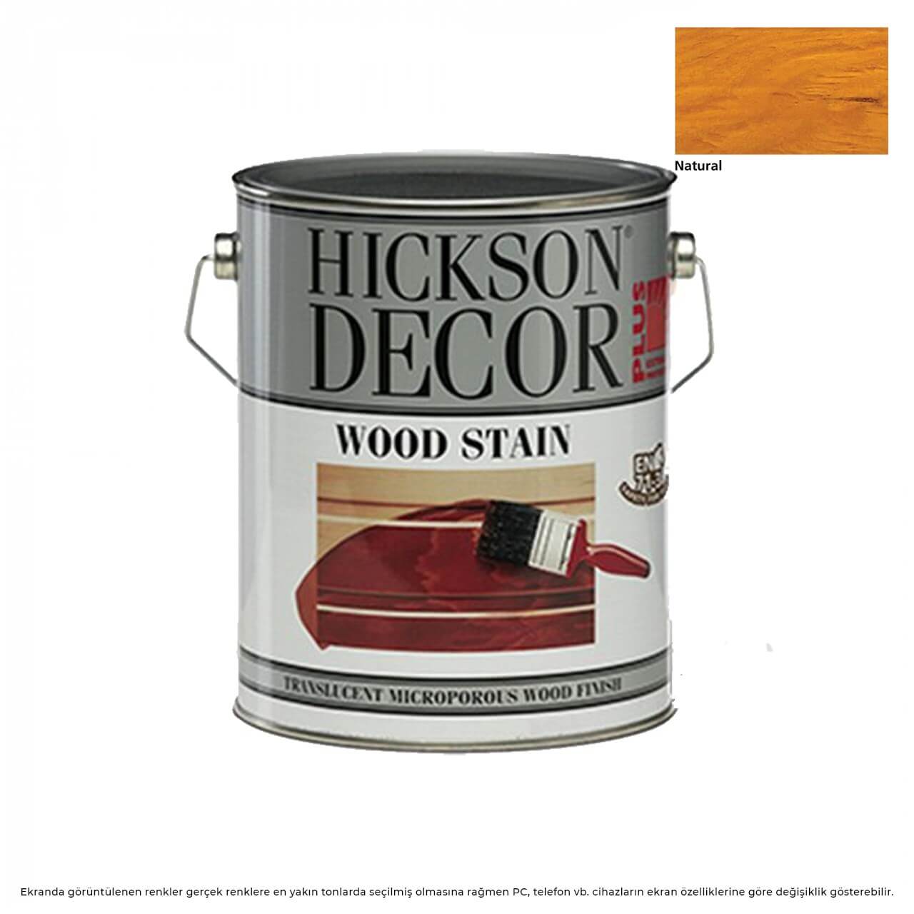 Hickson Decor Ultra Solventli Vernik 5L. Natural-Solvent Bazlı Boyalar-FLZ00782