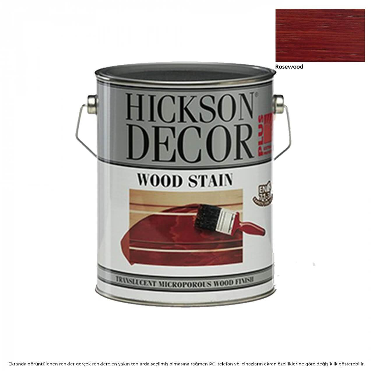 Hickson Decor Ultra Solventli Vernik 5L. Rosewood-Solvent Bazlı Boyalar-FLZ00803