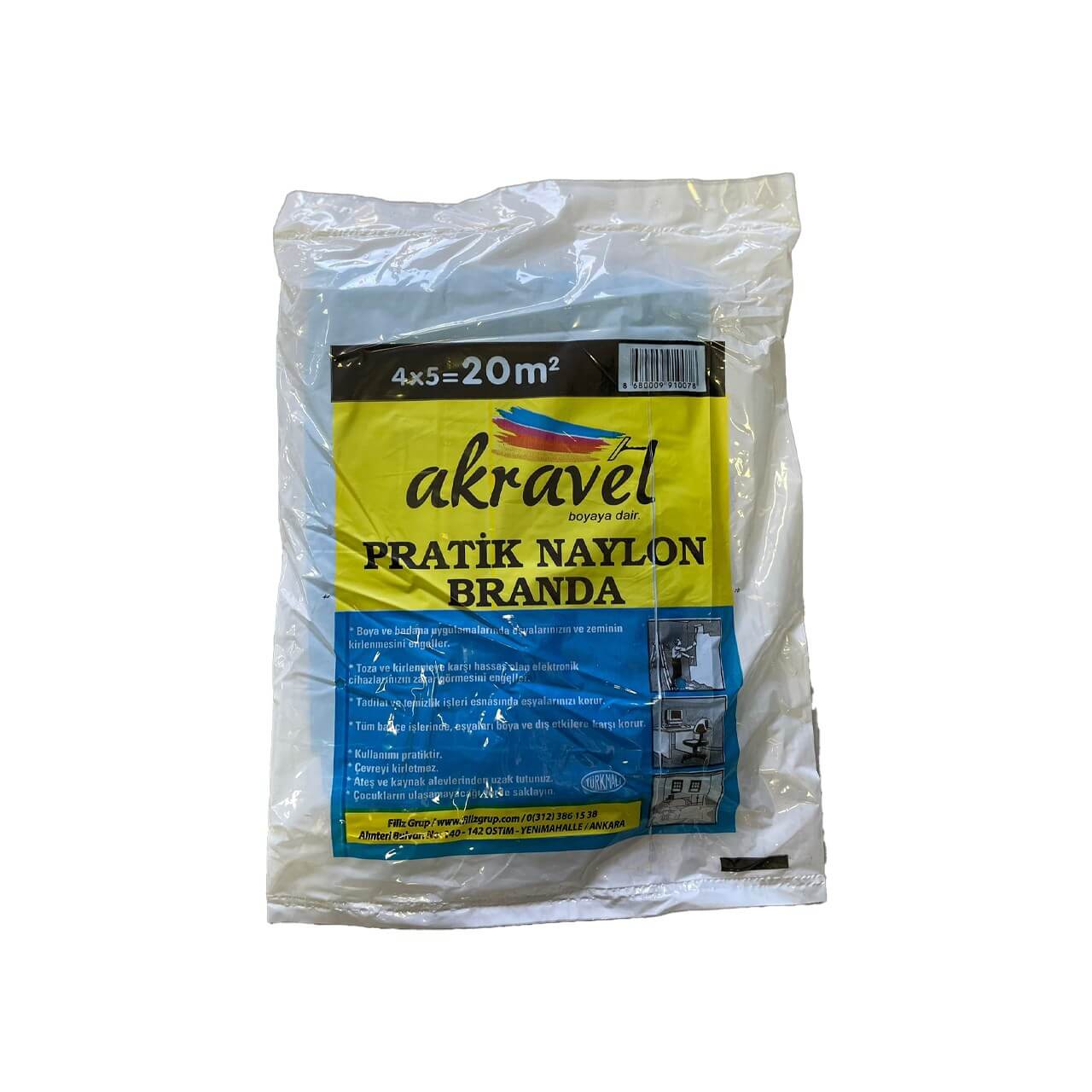 Naylon Mavi Branda 20 MT2-Hışır Örtü ve Brandalar-FLZ03017