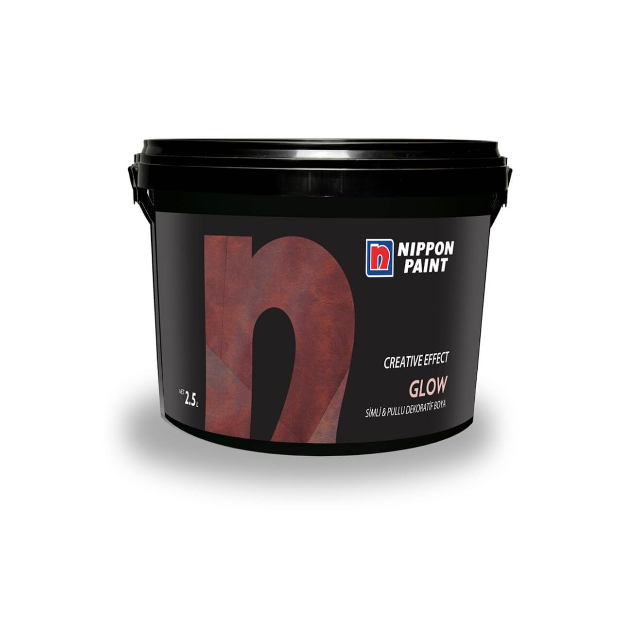 Nippon Glow Lame Simli Pullu Efekt Boya Bakır 2.5 LT.-Dekoratif Boyalar-FLZ00951