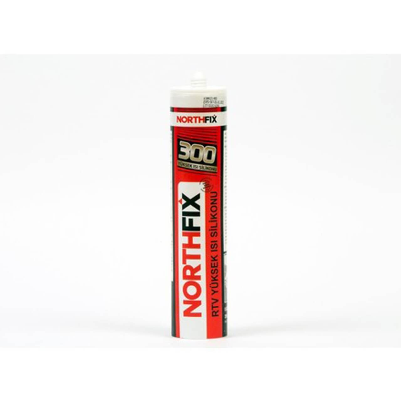 Northfix 300 Kırmızı Isıya Dayanıklı Silikon 310ML(300C)-Silikonlar-FLZ03165