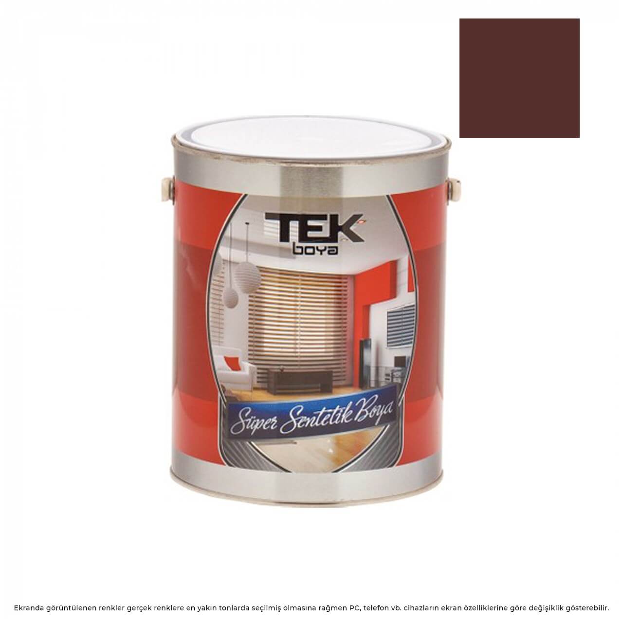 Tek Parlak Yağlı Boya 0.75 LT. Açık Kahve-Yağlı Boyalar-FLZ01392