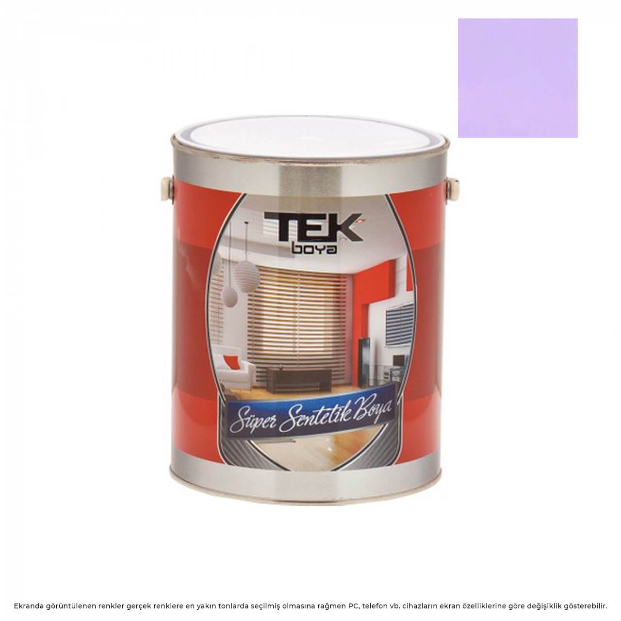 Tek Parlak Yağlı Boya 0.75 LT. Leylak-Yağlı Boyalar-FLZ01391