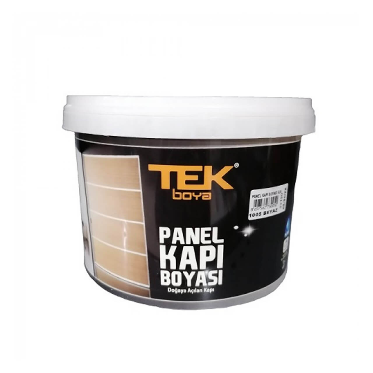 Tek Su Bazlı Panel Kapı Boyası 0.75 LT. K.Kahve-Panel Kapı Boyası-FLZ01428
