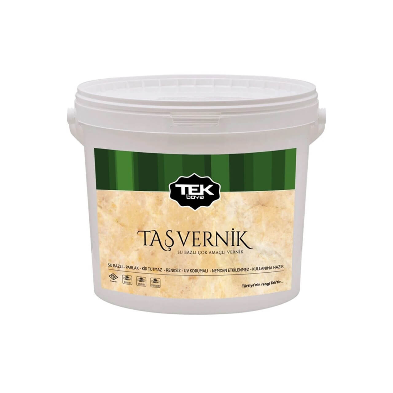Tek Su Bazlı Taş Vernik 2.5 LT.-Vernikler-FLZ01307