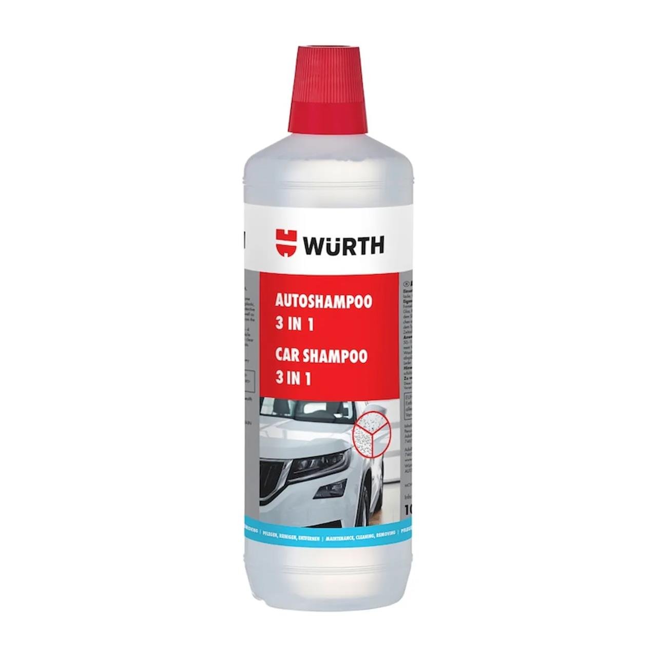 Würth 3 Etkili Araç Şampuanı 1 L-Oto ve Temizlik Malzemeleri-FLZ10857