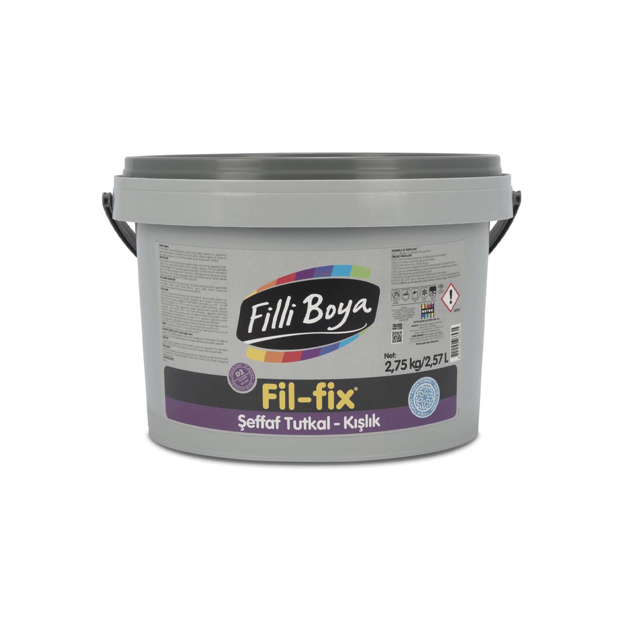 Filli Boya Fil-fix Şeffaf Tutkal Kışlık 2,75 KG.-Tutkal ve Yapıştırıcılar-FLZ00604