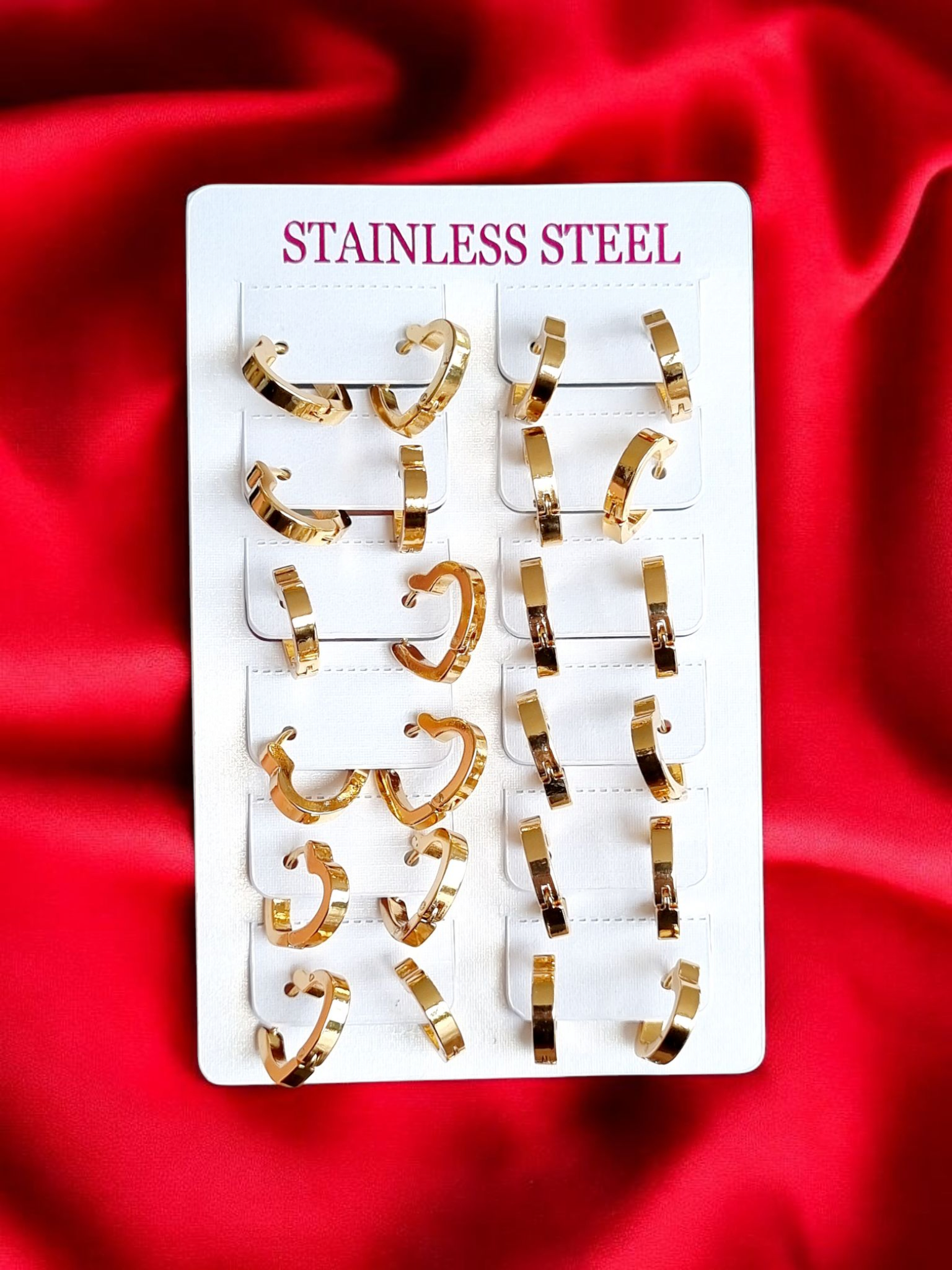 Çelik Küpe Seti ÇKS2