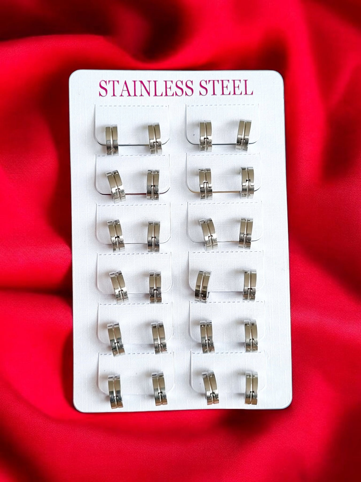 Çelik Küpe Seti ÇKS6