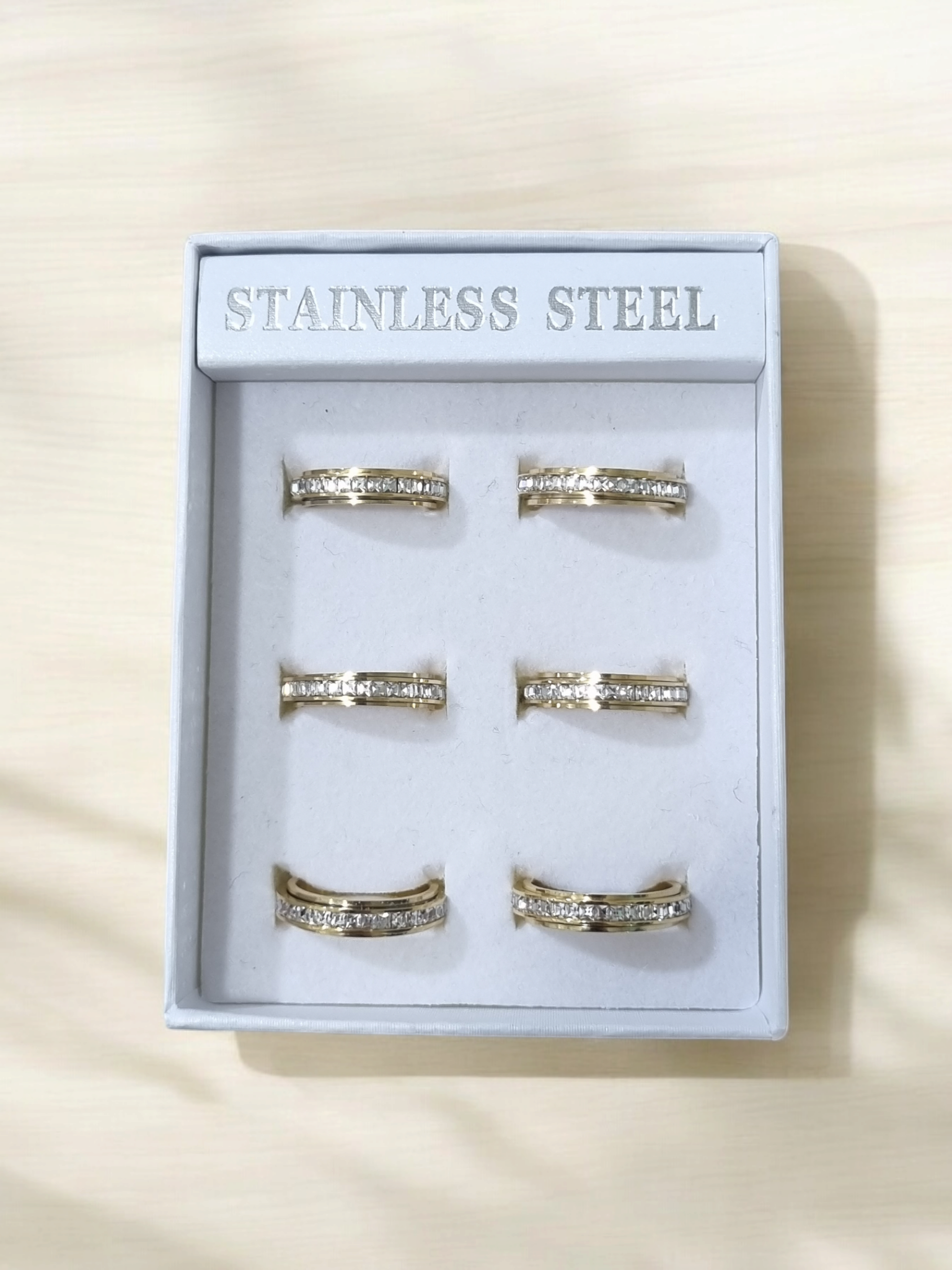 Çelik Yüzük 6'lı ÇYZ07