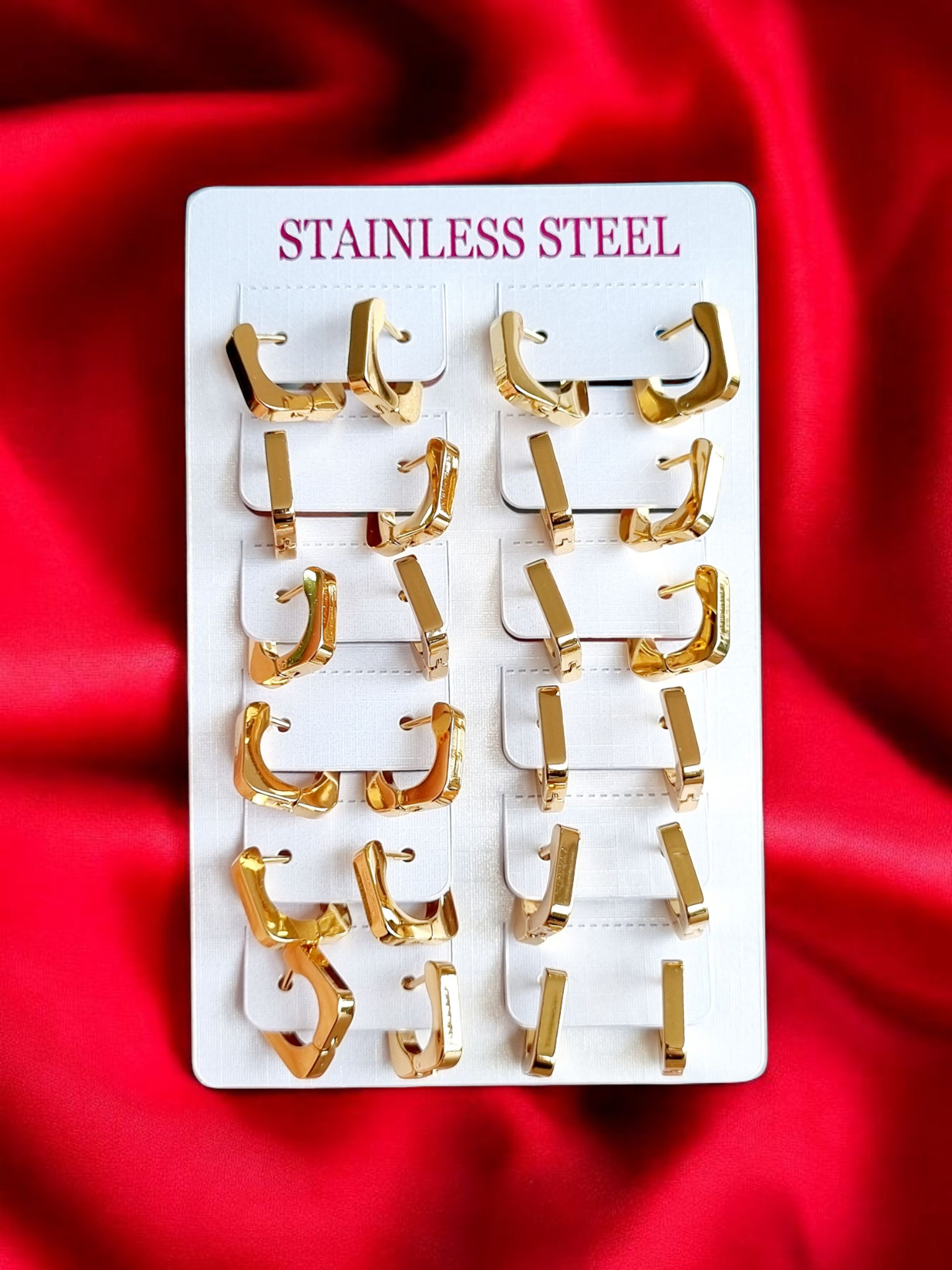 Çelik Küpe Seti ÇKS4