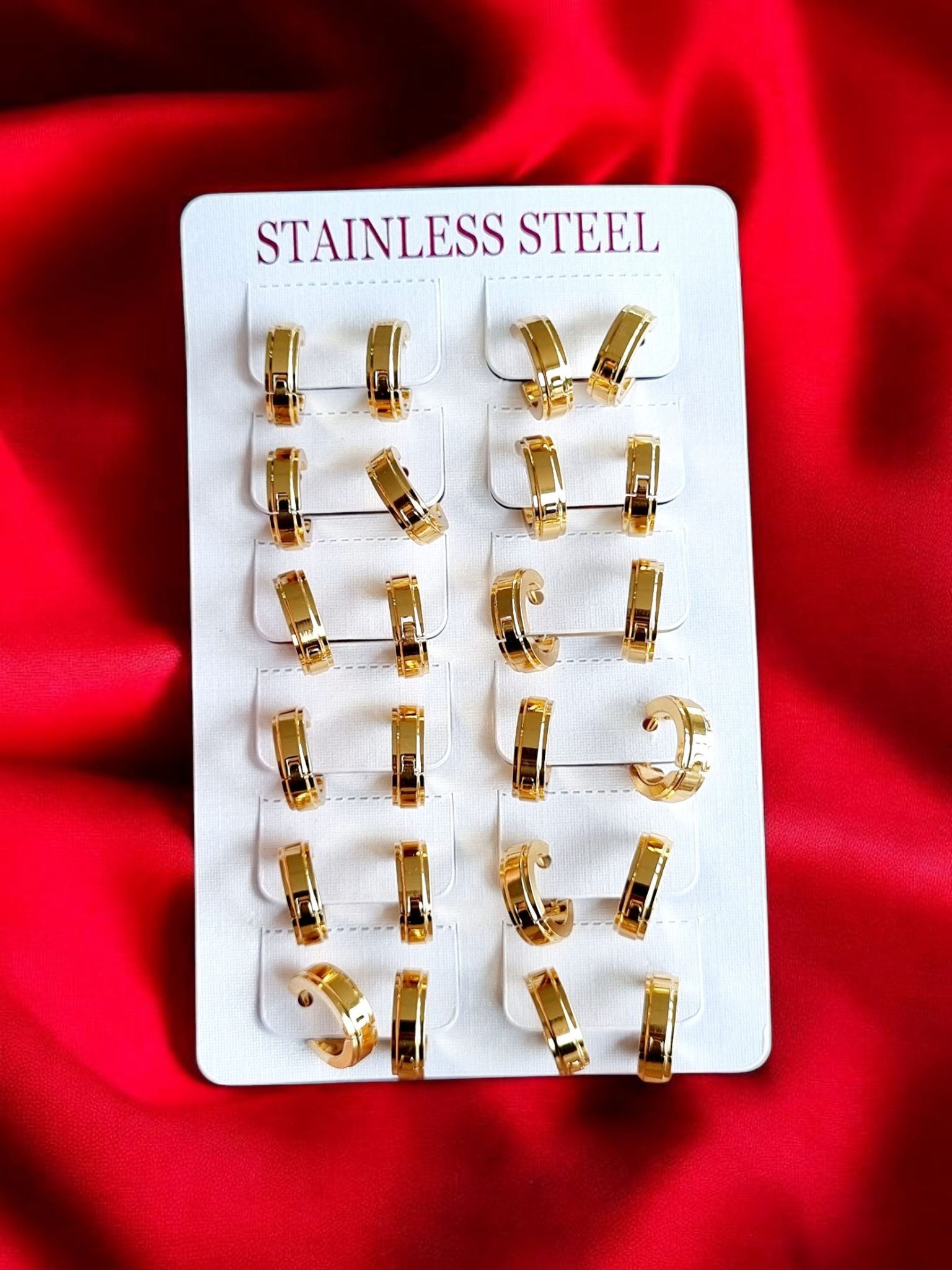 Çelik Küpe Seti ÇKS5