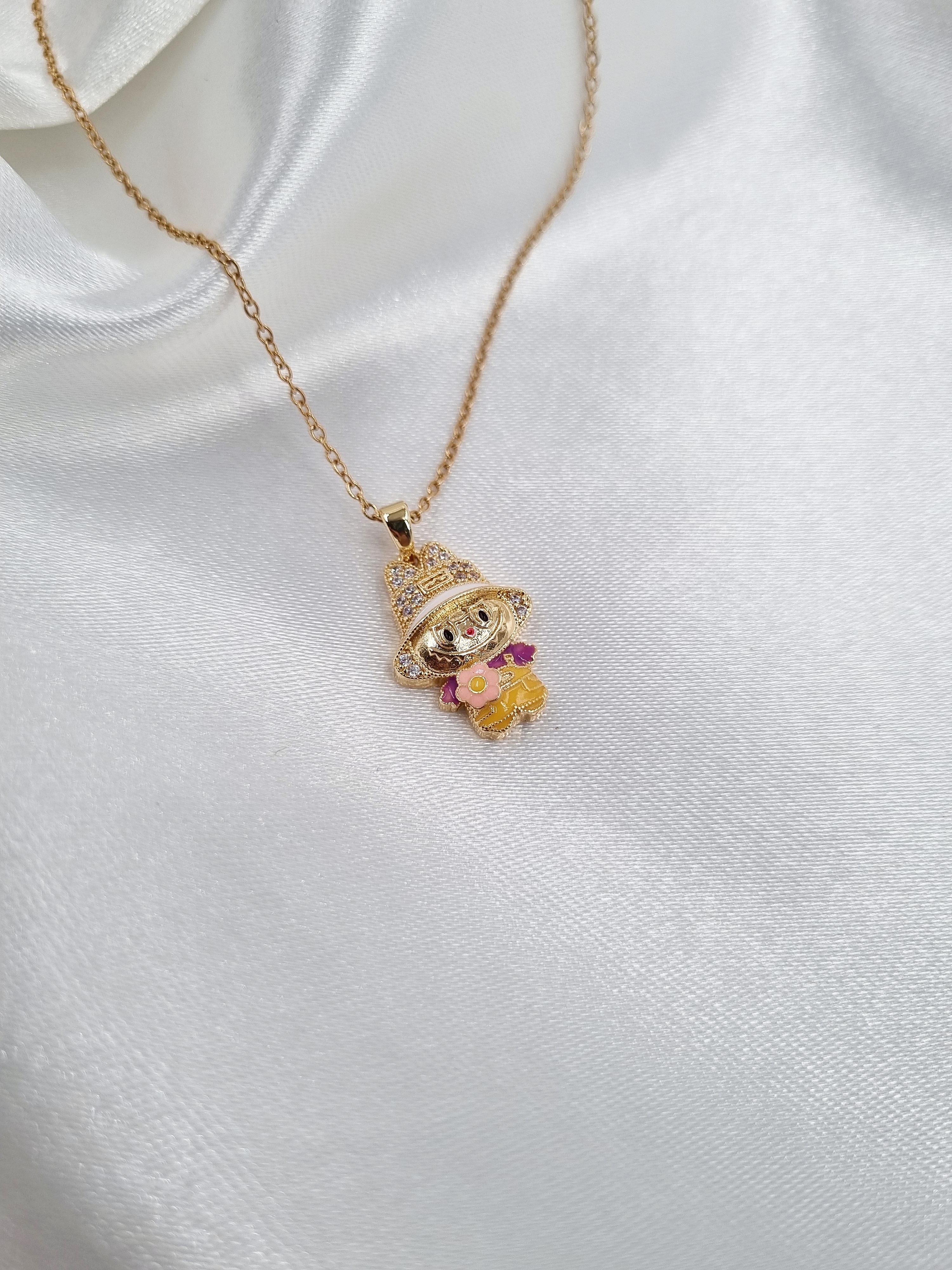 Çelik Labubu Kolye ÇKLY1159