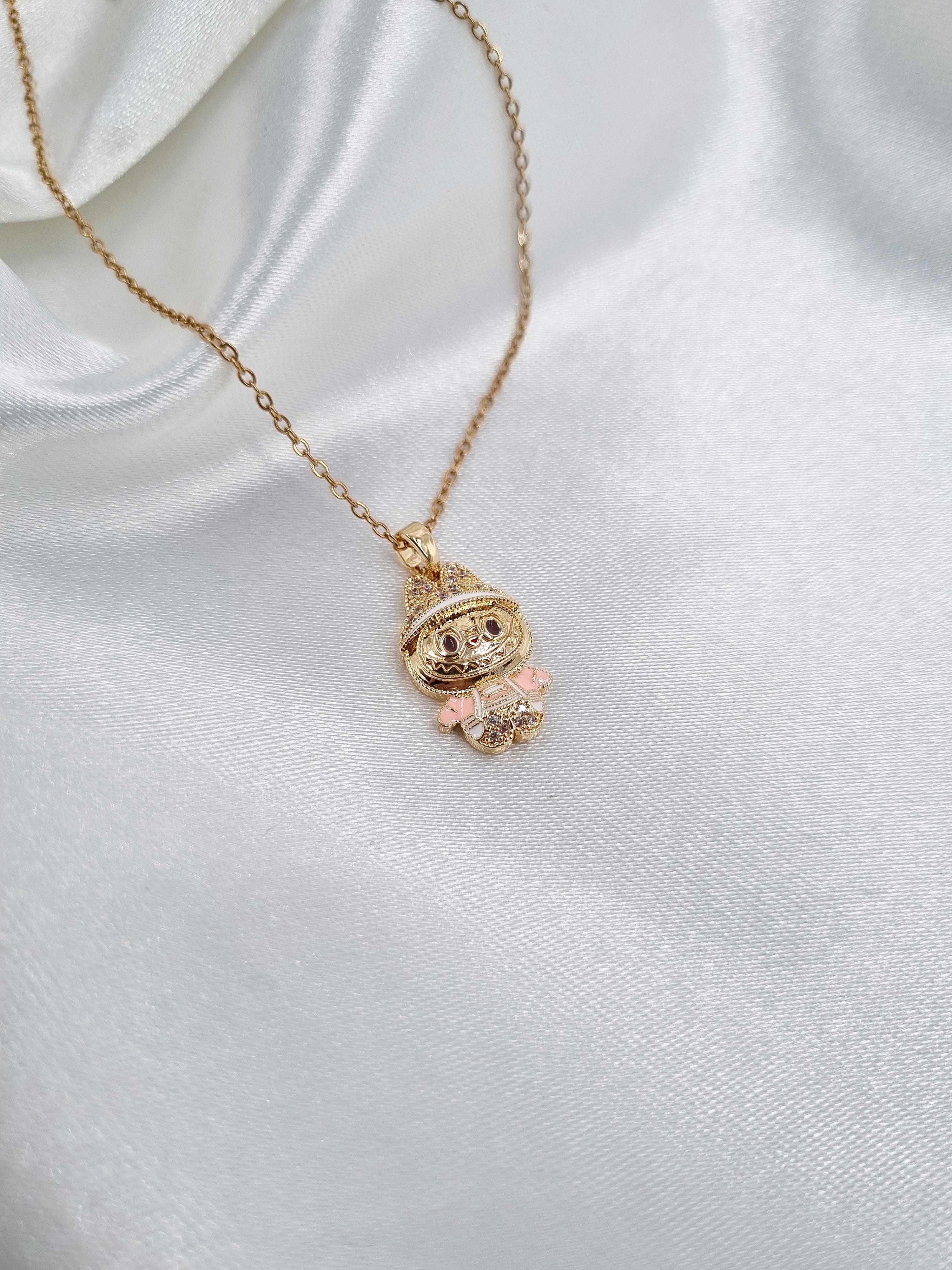 Çelik Labubu Kolye ÇKLY1160